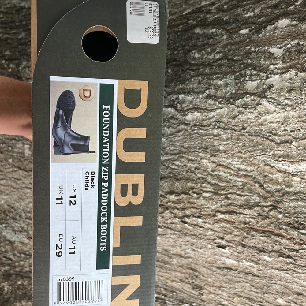 Girls Dublin Paddock Boots size 12